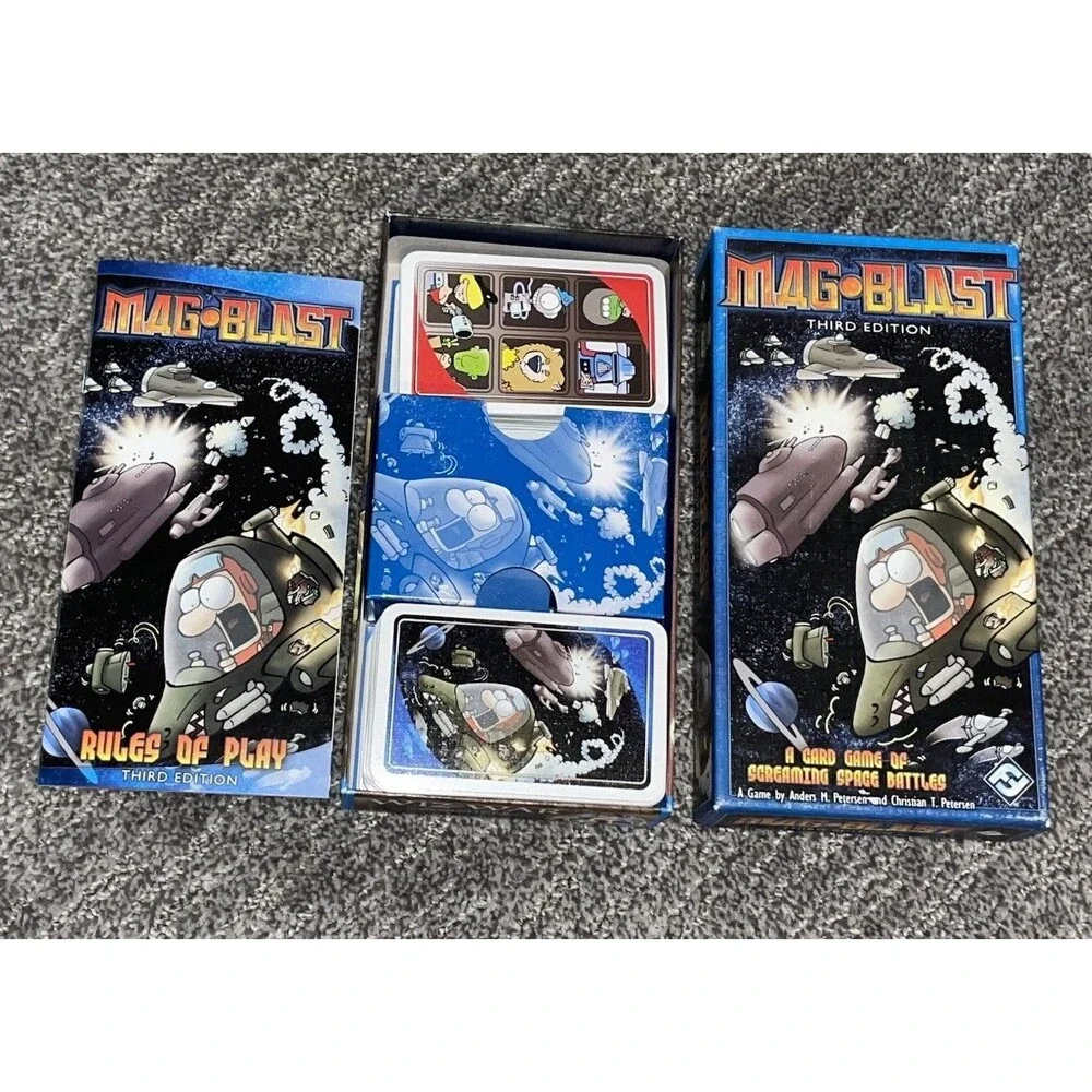 Mag Blast third edition card game. Fantasy Flight Games 2006